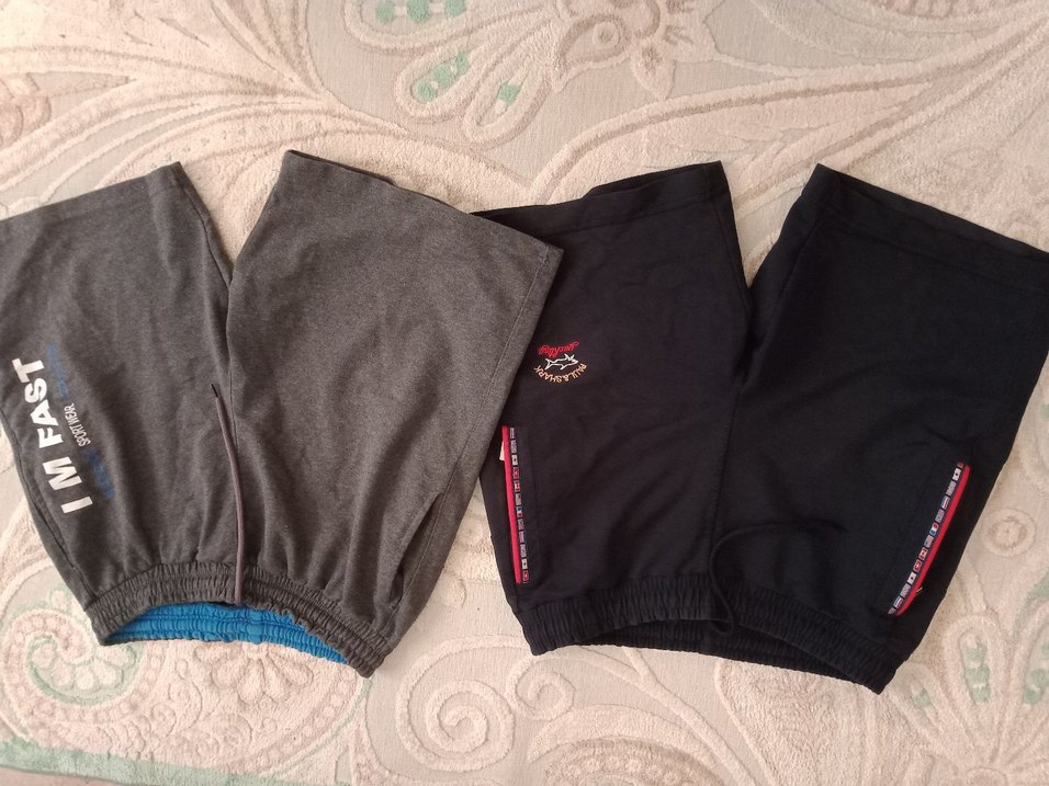 Gri Fermuarlı Erkek Rahat Şort - Görsel 2