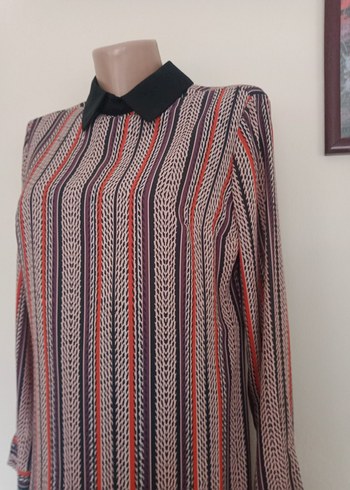 altı pileli astarlı bol kesım tül elbise - Görsel 2