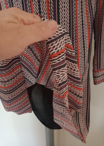 altı pileli astarlı bol kesım tül elbise - Görsel 4