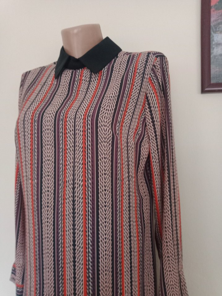 altı pileli astarlı bol kesım tül elbise - Görsel 2