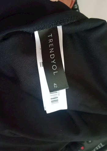 Siyah Drapeli İnce Askılı Mini Mayo - Görsel 5