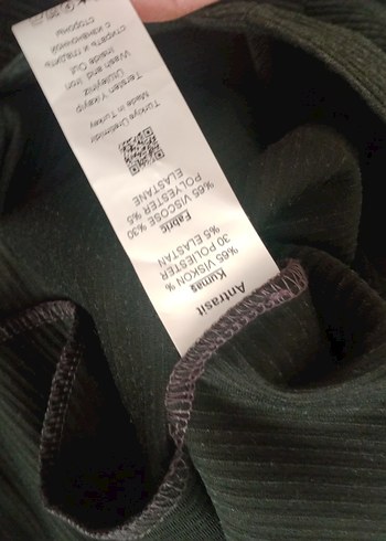 Gri  Yüksek Yakalı  Elbise - Görsel 6