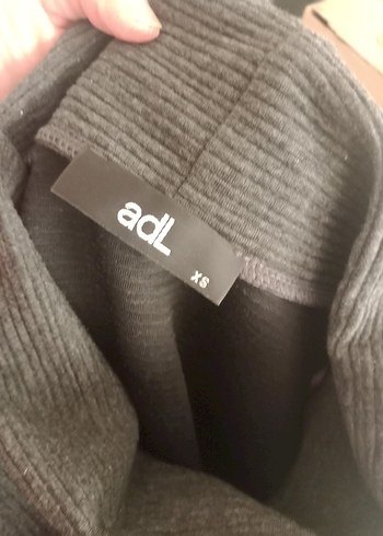 Gri  Yüksek Yakalı  Elbise - Görsel 5