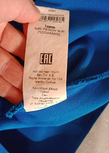 Koyu Mavi püsküllü elbise - Görsel 6