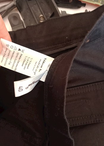 Siyah Pamuklu Kemerli Kadın Bermuda Şort - Görsel 7