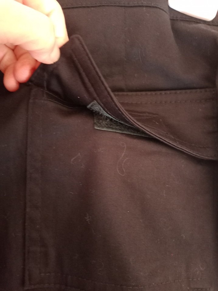 Siyah Pamuklu Kemerli Kadın Bermuda Şort - Görsel 5