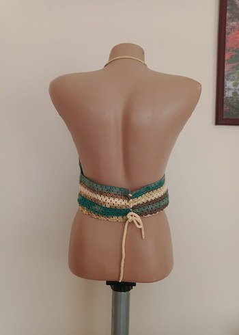 Örme Mini Büstiyer - Görsel 3