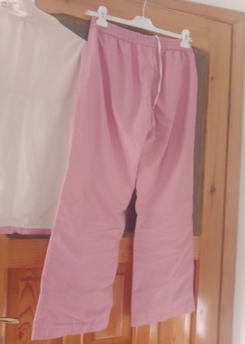 vintage Kızlar için Pembe Rahat Kesim Eşofman Takımı - Görsel 7