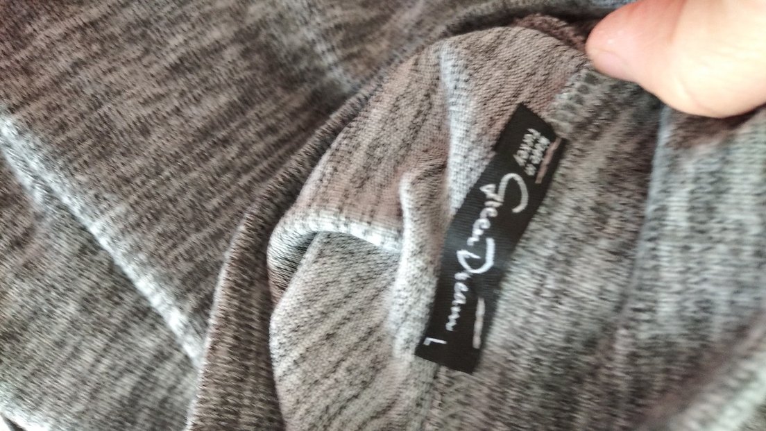 Bohem Gri Triko Midi Elbise - Görsel 5