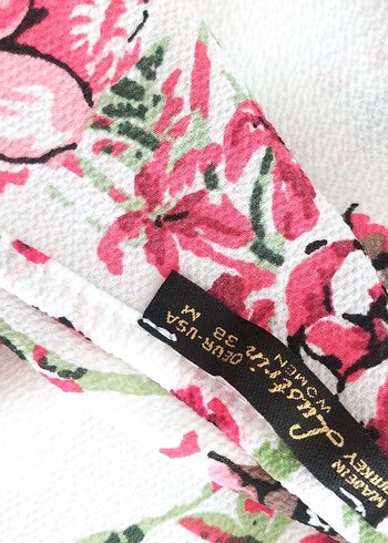 Pembe Çiçekli Volanlı Bohem Bluz - Görsel 5