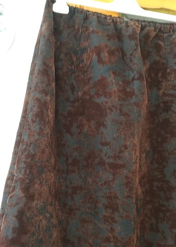 Kahverengi kadife etek - Görsel 2