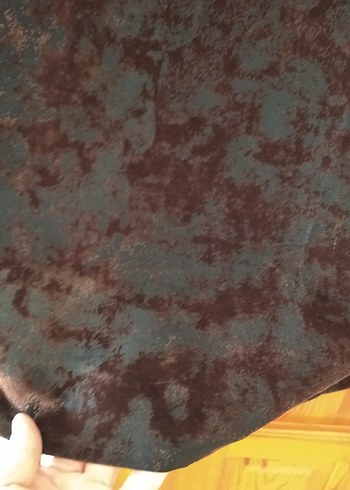 Kahverengi kadife etek - Görsel 3