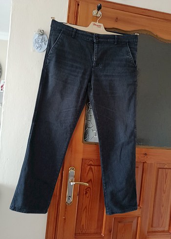 Diğer Koyu Lacivert Denim Jean