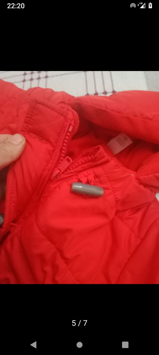 Kız Bebek Kırmızı astronot tulum - Görsel 5