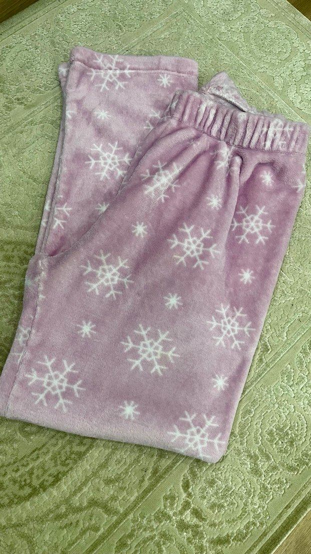 Pembe Kadın Uzun Kollu Rahat Pijama Takımı - Görsel 4