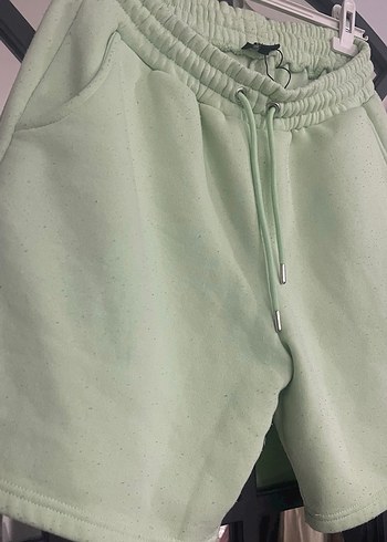 Erkek Yeşil  Rahat Kesim Şort - Görsel 3