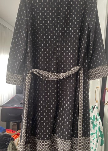 Bohem Yargıcı Desenli Uzun Kadın Elbise - Görsel 3