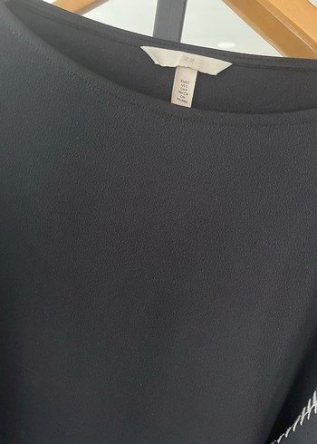 Zincir Detaylı Siyah Midi Tunik - Görsel 3