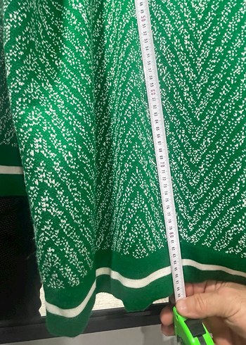 Yeşil Uzun Kollu Triko Kazak takım - Görsel 8