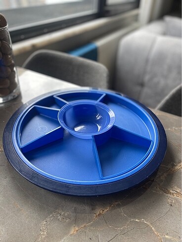  Beden mavi Renk Tupperware kahvaltı servis ve. Set