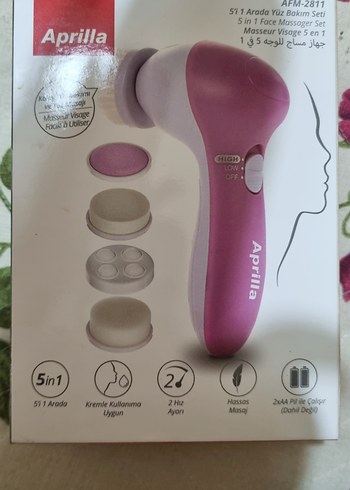 Aprilla 5'li Yüz Temizleme Cihazı Pembe