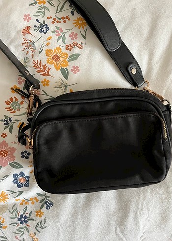 Tokalı Siyah Kadın Çapraz Çanta - Görsel 4