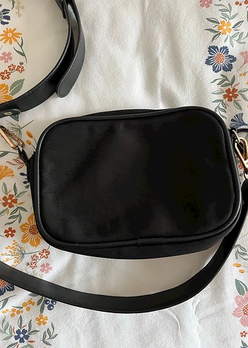 Tokalı Siyah Kadın Çapraz Çanta - Görsel 2