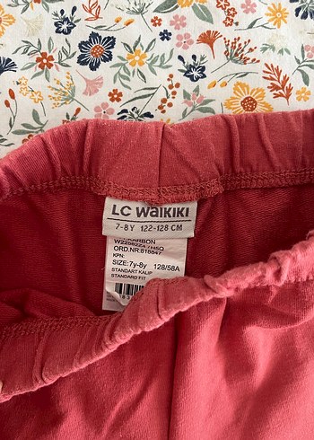 Kız Çocuk Kırmızı Tayt Elastik Bel - Görsel 3