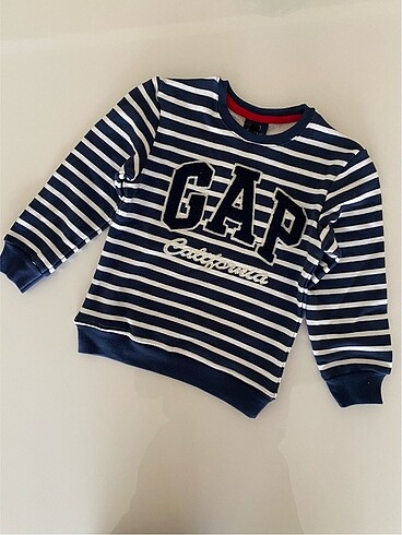 Gap çizgili sweatshirt