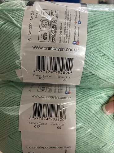 Beden Koton tün ip