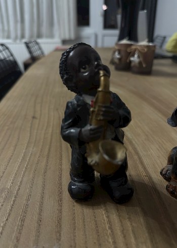 Köpek müzisyen Figürü biblo - Görsel 4