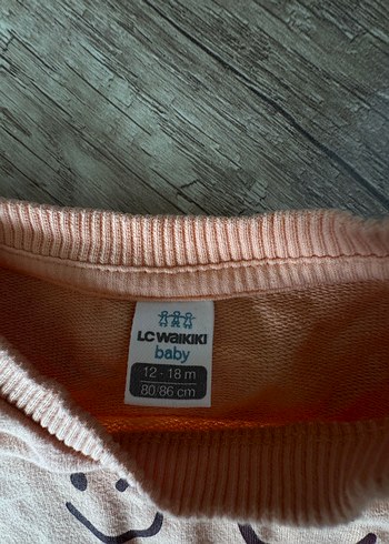 Çocuk Pembe Baskılı Sweatshirt - Görsel 3