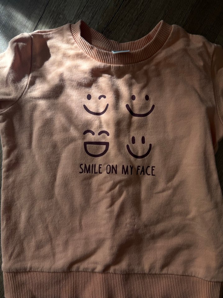 Çocuk Pembe Baskılı Sweatshirt - Görsel 2