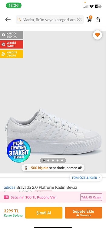 Adidas ayakkabı
