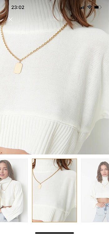 m Beden Crop kazak