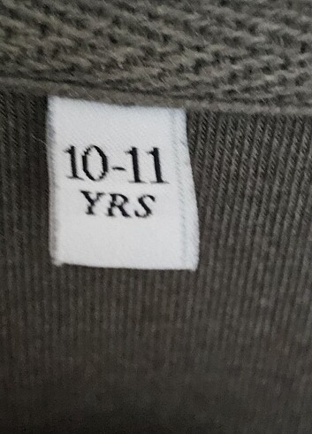 10 Yaş Beden kahverengi Renk Orjinal Mark&Spencer kapüşonlu sweatshirt
