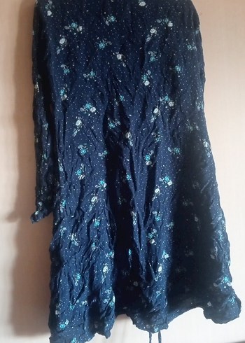 Uzun Kollu Bohem Bağcıklı Kadın Elbisesi - Görsel 3