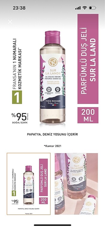 Beden Yves Rocher