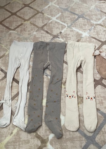 LC Waikiki Gri Desensiz Çocuk Külotlu Çorap