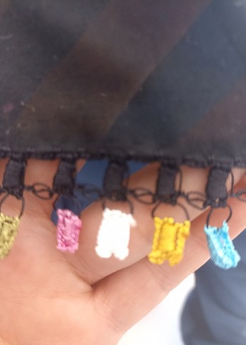 Renkli Tığ İşi Tırnak Süslemeleri - Görsel 3