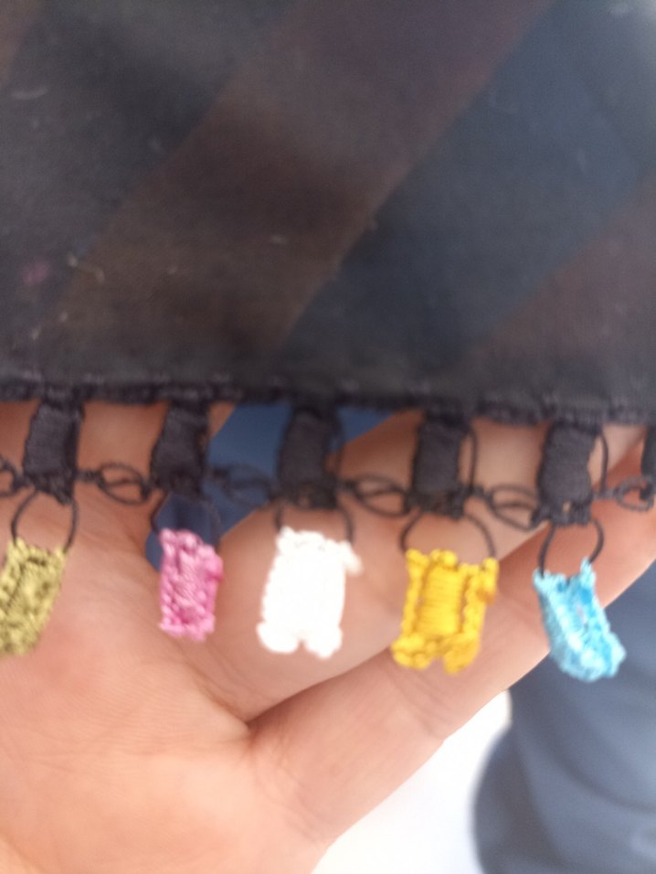 Renkli Tığ İşi Tırnak Süslemeleri - Görsel 3