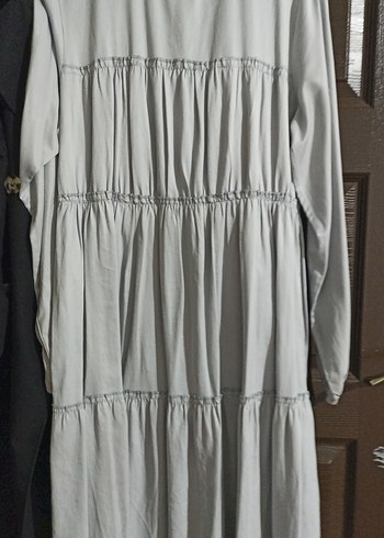 Uzun Kollu Fırfırlı Hamile Tunik - Görsel 2