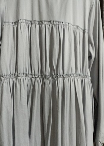 Uzun Kollu Fırfırlı Hamile Tunik - Görsel 5