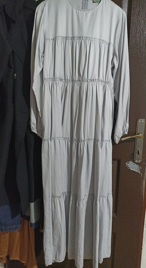 Uzun Kollu Fırfırlı Hamile Tunik - Görsel 4