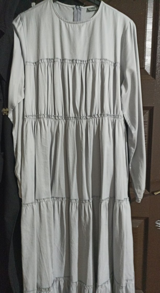 Uzun Kollu Fırfırlı Hamile Tunik - Görsel 2