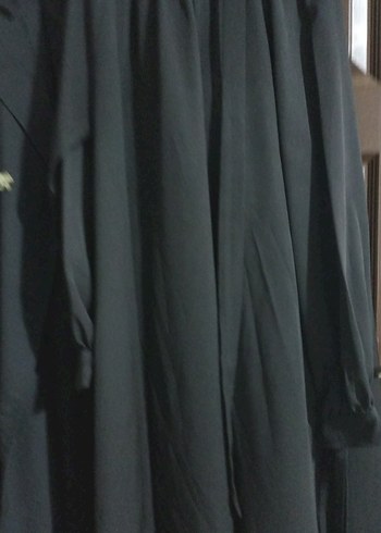 Siyah Uzun Kollu Rahat Kesim Kadın Giyimi - Görsel 2