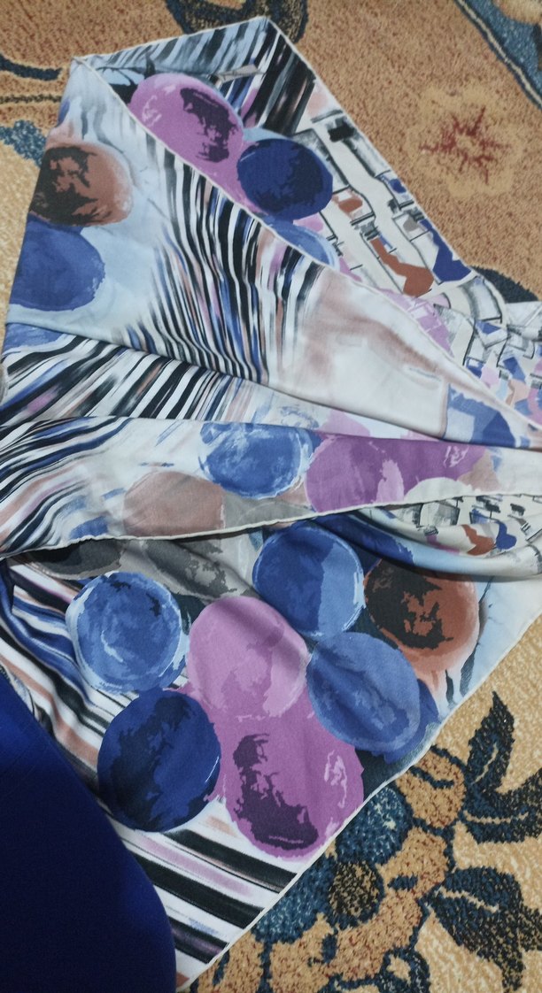 Düğmeli Çok Renkli Kadın Fuları - Görsel 4