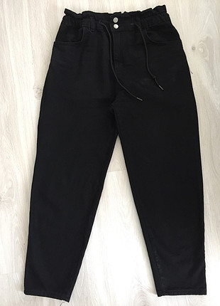 Diğer Beli lastikli mom jean