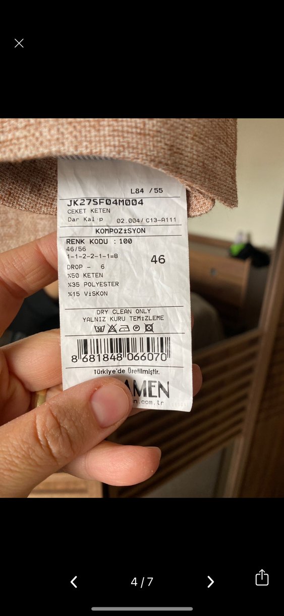 Jakemen keten ceket - Görsel 3