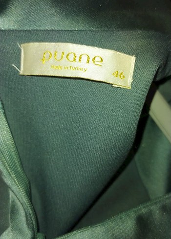 Uzun Kollu Gri Saten Elbise - Görsel 5